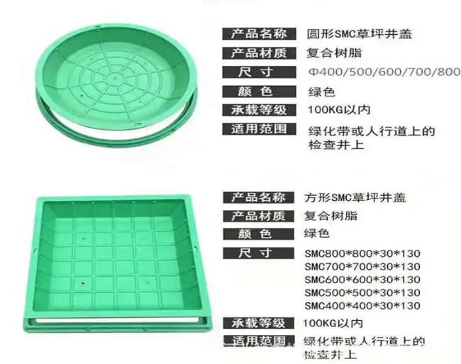 南充树脂复合种植井盖展示